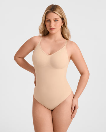 Tummy Control Thong Bodysuit
