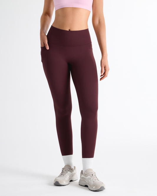 No Front Seam Leggings with Pockets 25"