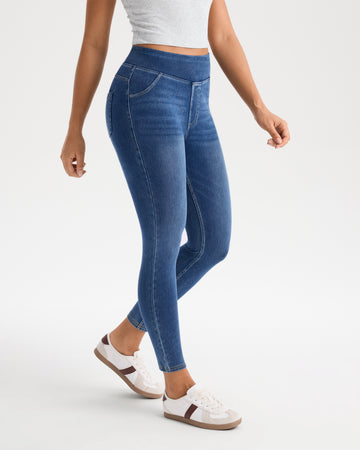 Stretch Pull-on Skinny Jeans