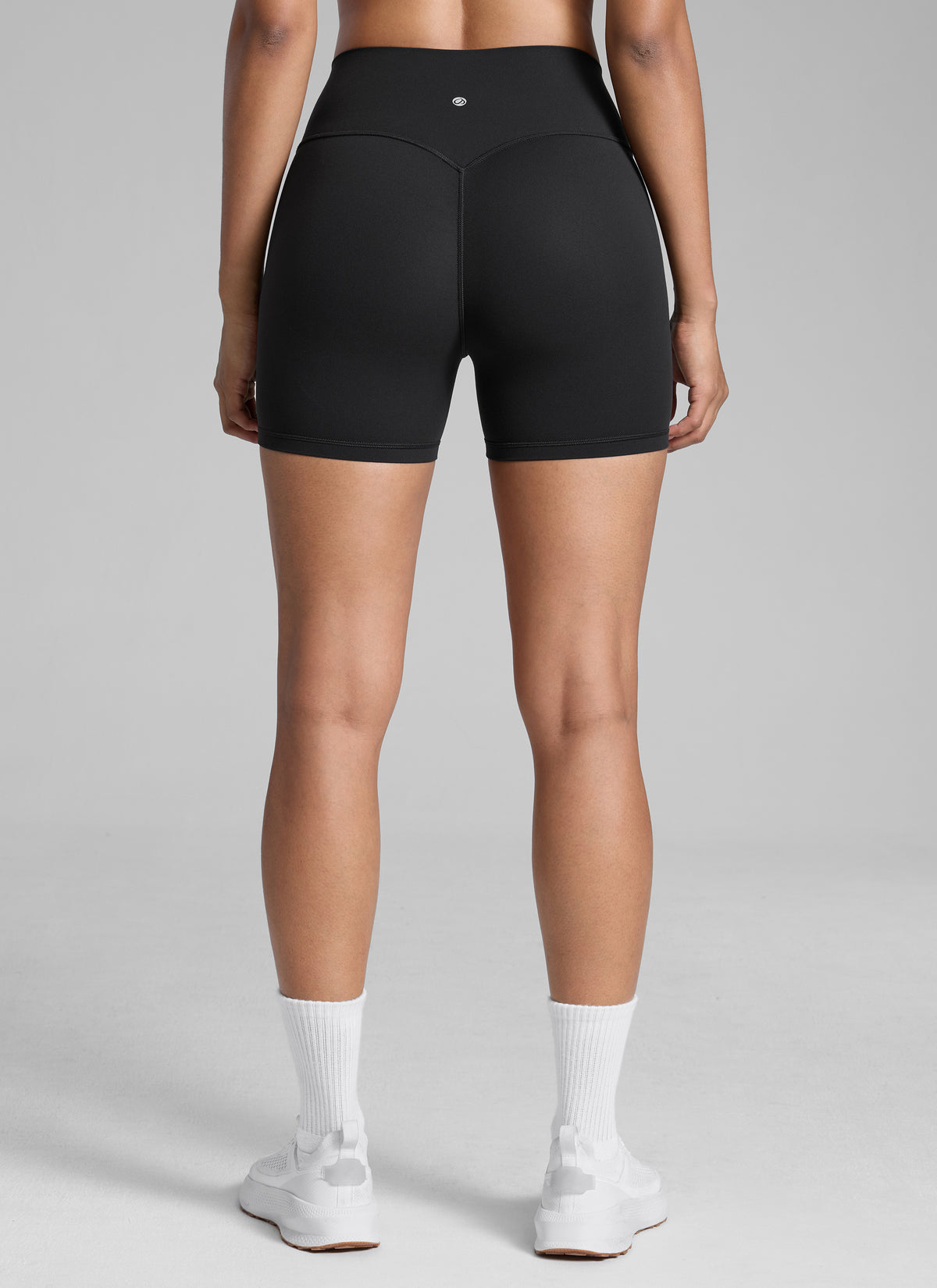 Scrunch Butt Atheletic Workout Biker Shorts Black